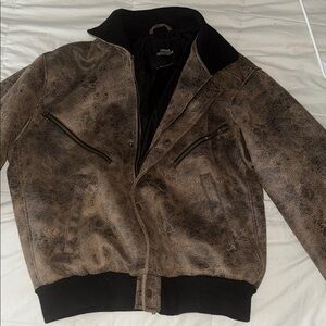 Urban Outfitters Brown Bomber Jacket